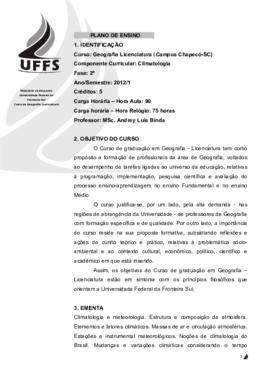 Climatologia