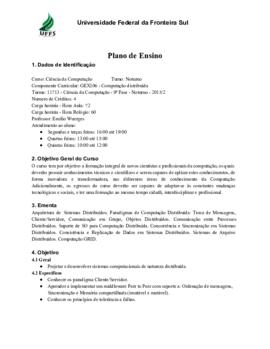 Computação Distribuída