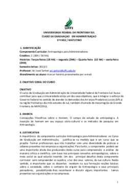 Antropologia para Administradores