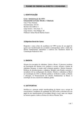 Direito e Cidadania