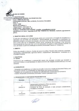 Meio Ambiente, Economia e Sociedade