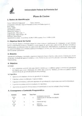 Tópicos Especiais em Banco de Dados - Optativa