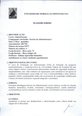Teorias da Administração I