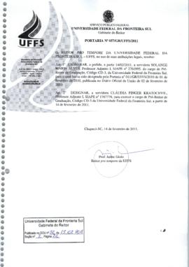 Portaria 057-GR-2011