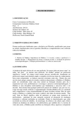 Didática Geral
