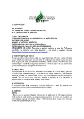 Fundamentos de Saúde Pública