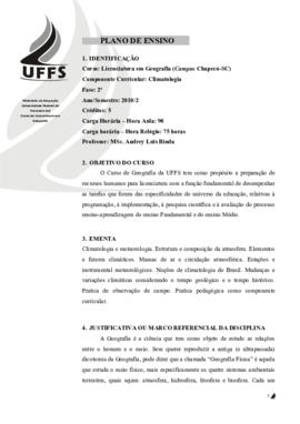 Climatologia