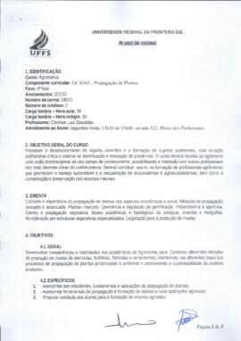 Propagação de Plantas