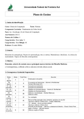 Fundamentos da Crítica Social