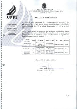 Portaria 486-GR-2011