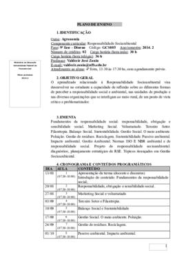 Responsabilidade Socioambiental