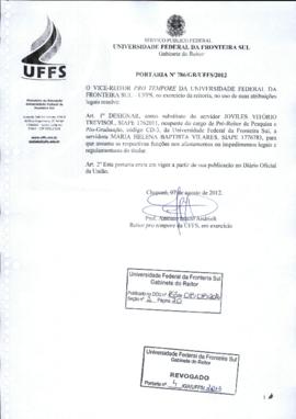 Portaria 786-GR-2012