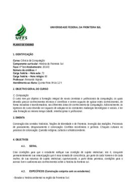 História da Fronteira Sul