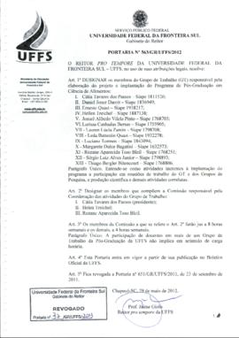 Portaria 563-GR-2012