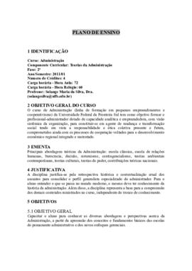 Teorias da Administração