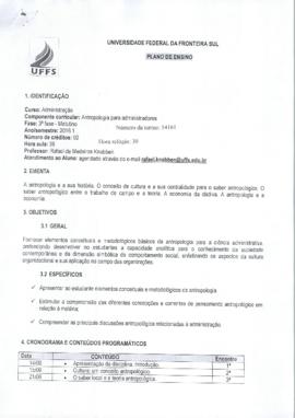 Antropologia para Administradores