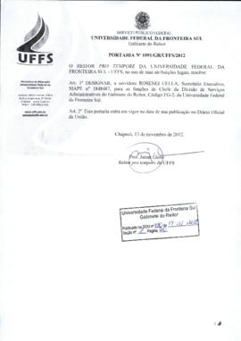 Portaria 1091-GR-2012