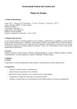 Circuitos Digitais - Turma B