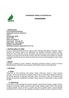 Hidráulica II