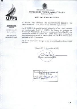 Portaria 948-GR-2012