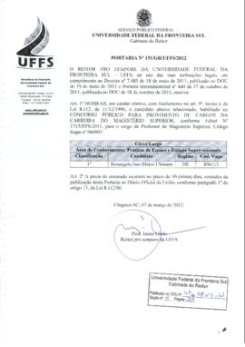 Portaria 191-GR-2012
