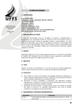 Organização, Sistemas e Métodos