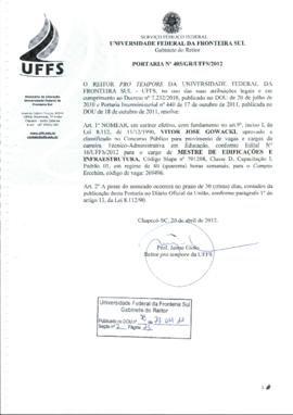 Portaria 405-GR-2012