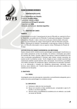 Estágio Curricular Supervisionado II