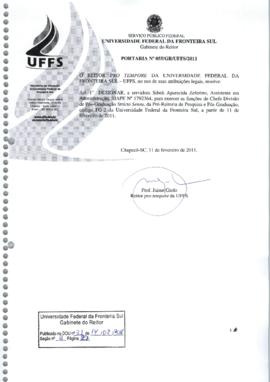 Portaria 055-GR-2011