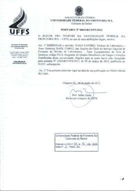 Portaria 606-GR-2012
