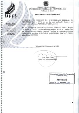 Portaria 152-GR-2011