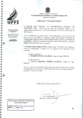 Portaria 072-GR-2011