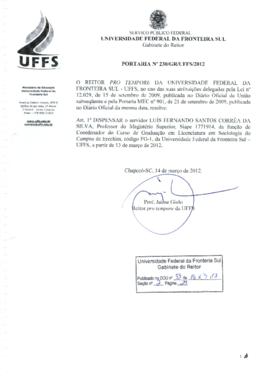 Portaria 230-GR-2012