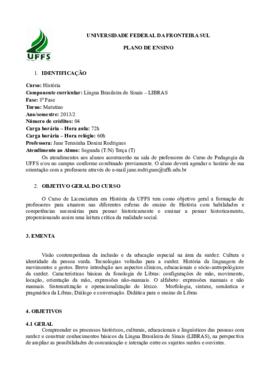 Língua Brasileira de Sinais