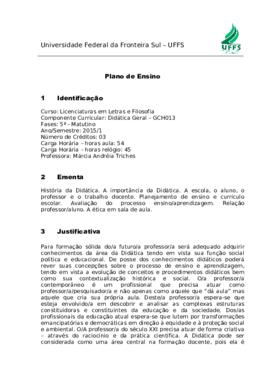 Didática Geral