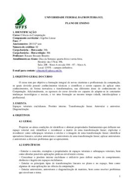 Álgebra Linear