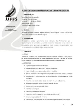 Circuitos Digitais