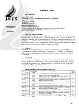 Administração de Sistemas de Informação