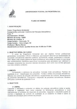 Controle de Poluição Atmosférica