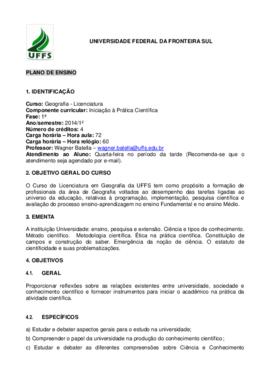 Iniciação à Prática Científica
