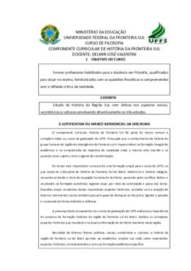 História da Fronteira Sul