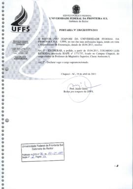 Portaria 338-GR-2011