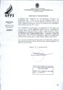 Portaria 769-GR-2012