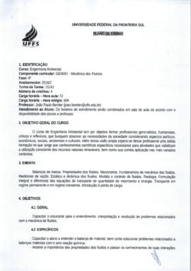Mecânica dos Fluídos
