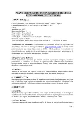 Fundamentos de Zootecnia