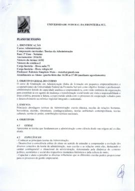 Teorias da Administração