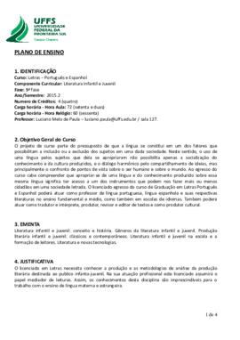 Literatura Infantil e Juvenil