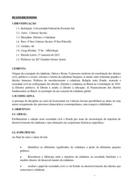 Direitos e Cidadania