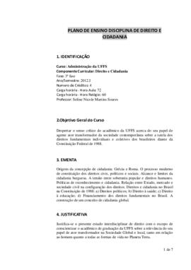 Direito e Cidadania