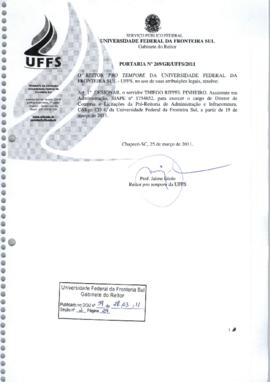 Portaria 269-GR-2011